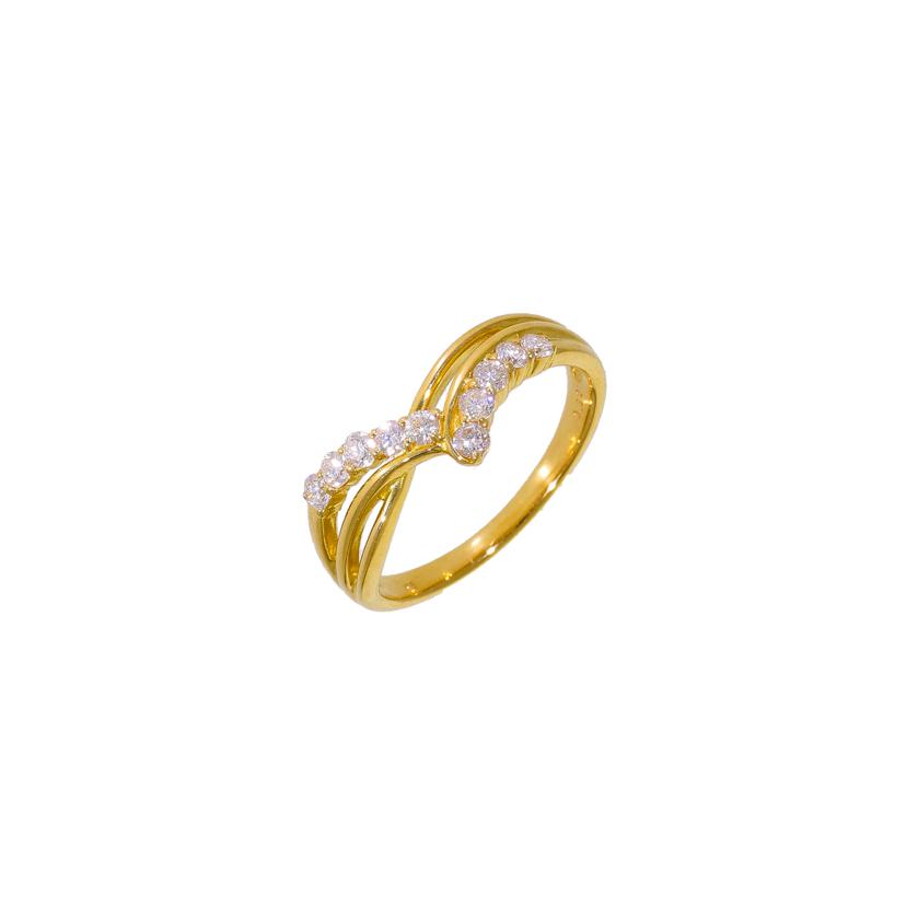 K18ダイヤリング0.30ct//Aランク/78