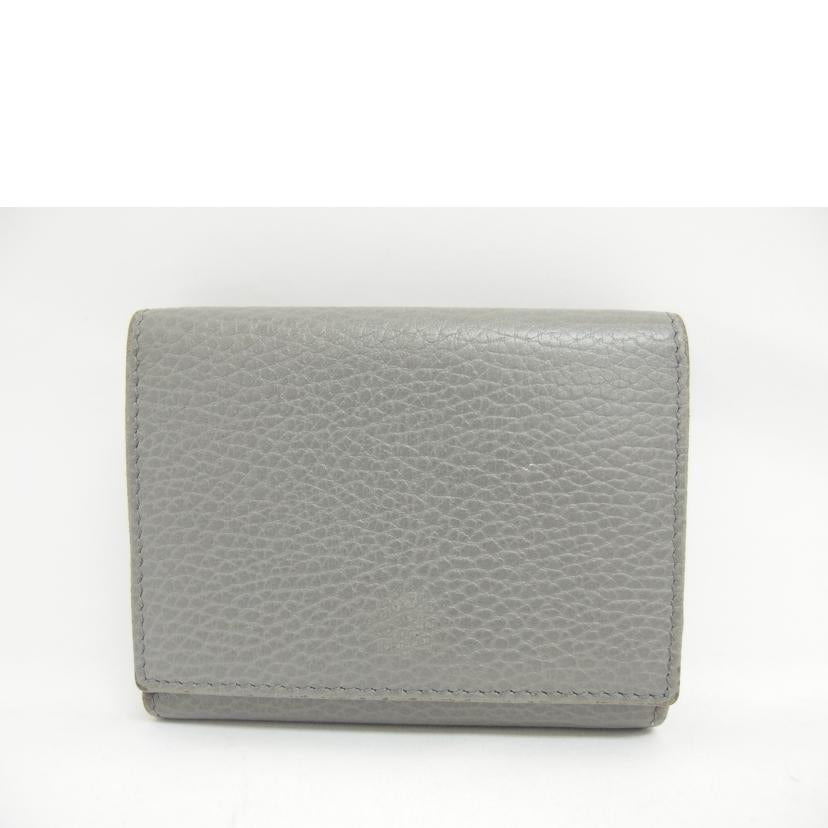 GUCCI グッチ/GGマーモント三つ折り財布/グレー/474746//534***/Bランク/04