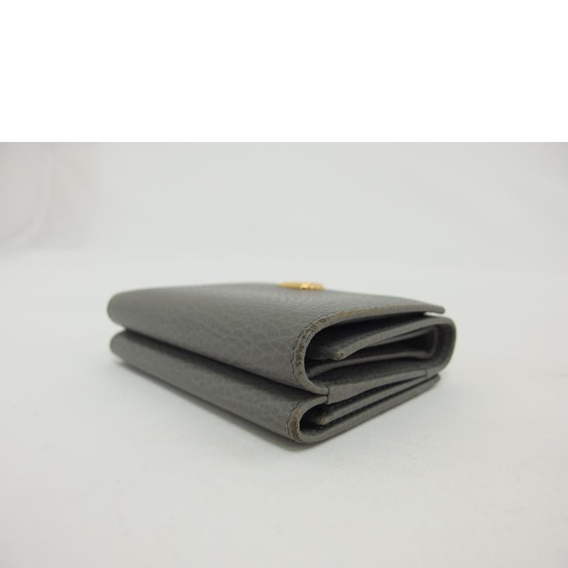 GUCCI グッチ/GGマーモント三つ折り財布/グレー/474746//534***/Bランク/04