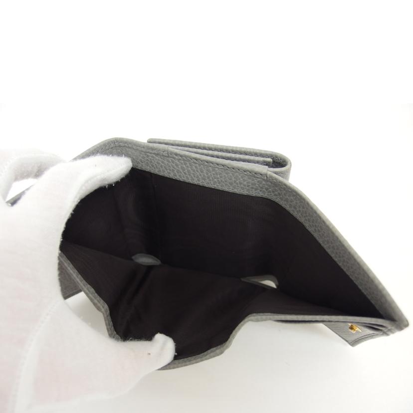 GUCCI グッチ/GGマーモント三つ折り財布/グレー/474746//534***/Bランク/04