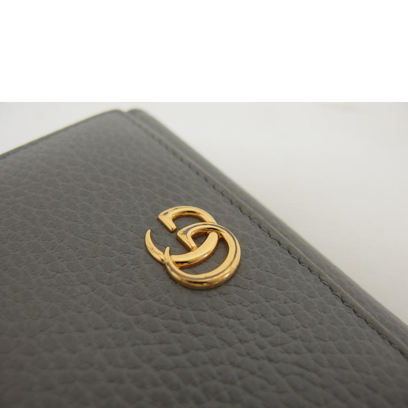 GUCCI グッチ/GGマーモント三つ折り財布/グレー/474746//534***/Bランク/04