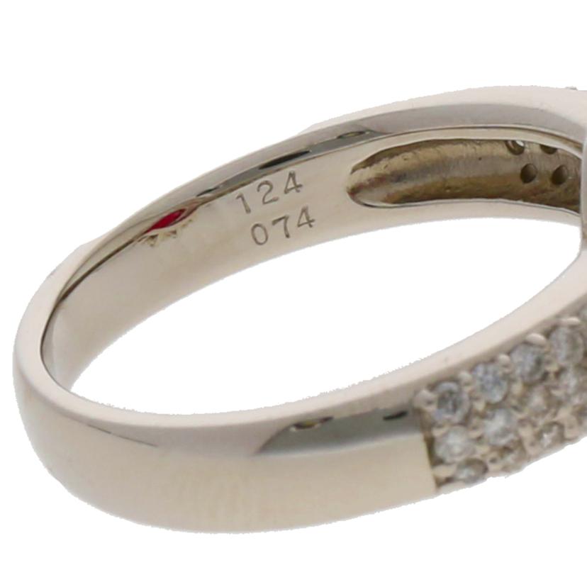 PT900ルビーダイヤリング1.24/D0.74ct//Aランク/59
