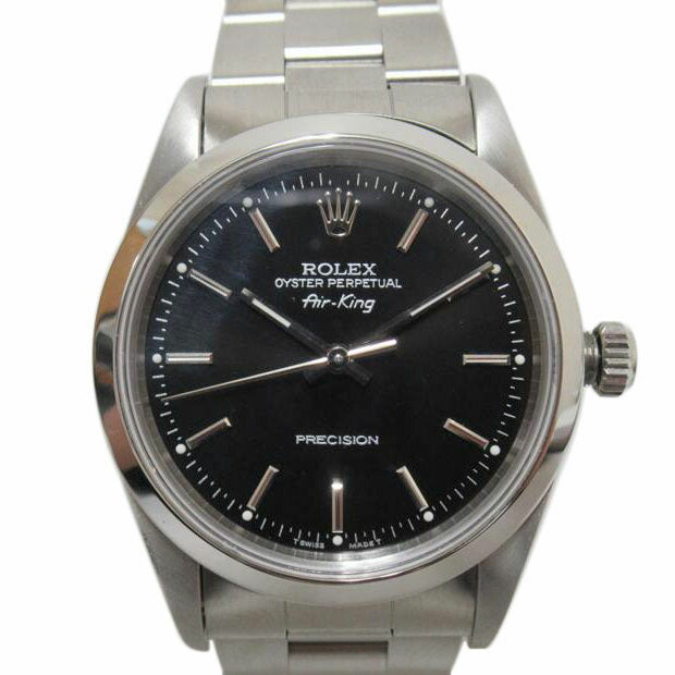 ROLEX/エアキング・ブラック/S番/14000//S40****/Bランク/63