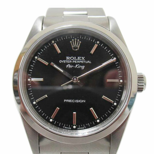 ROLEX ロレックス/エアキング・ブラック/S番/14000//S40****/SAランク/63