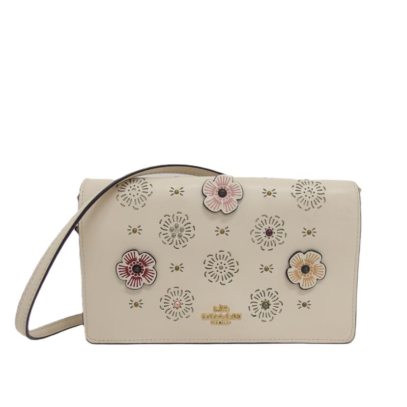 COACH コーチ/フラワースタッズ ショルダーポーチ/27086//L17**/ABランク/04