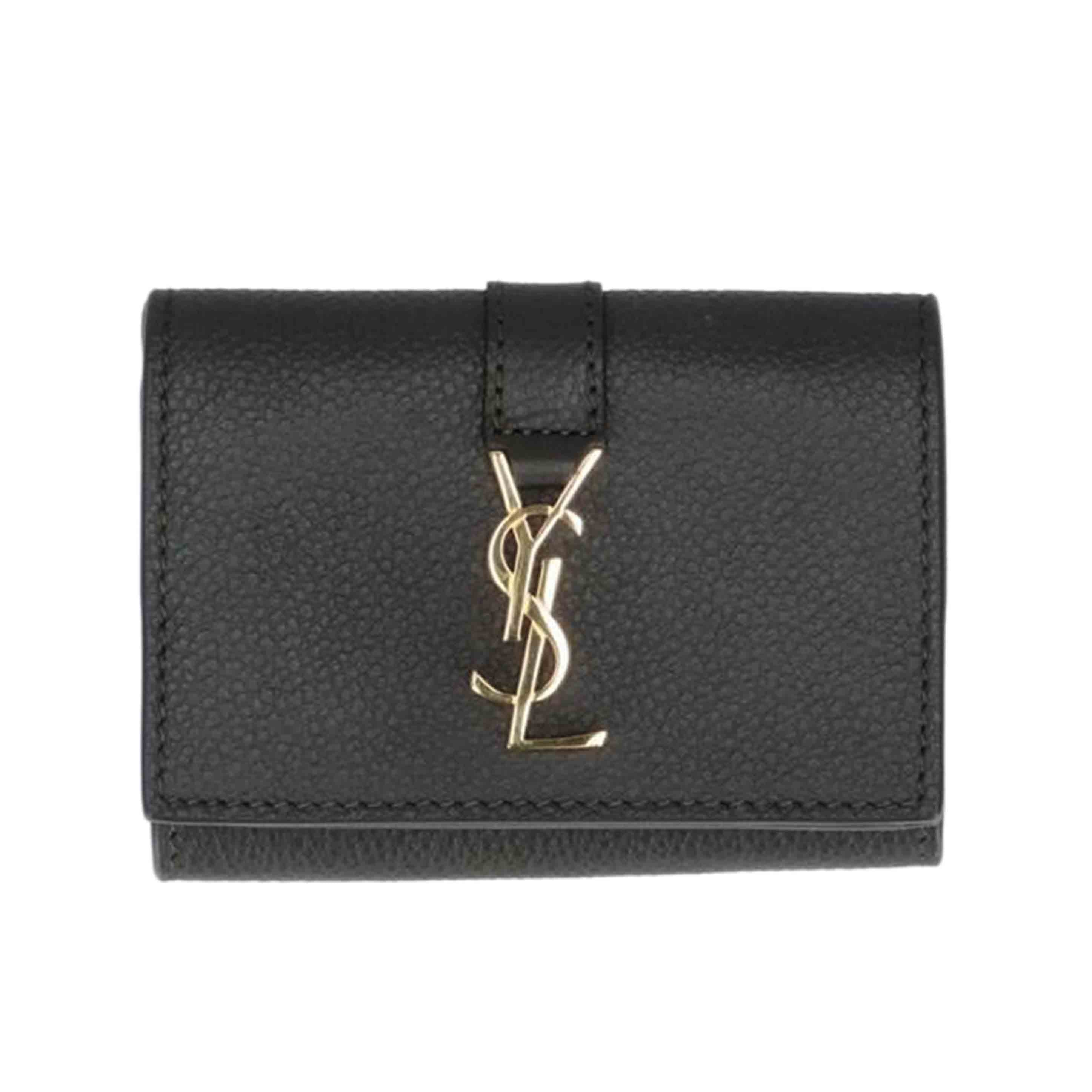 SAINT LAURENT サンローラン/YSLオリガミタイニーウォレット/グレー/TGN620287//SAランク/75