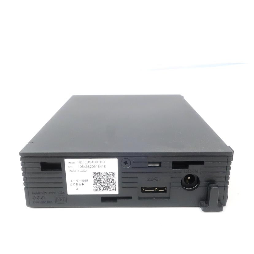 BUFFALO バッファロー/USB-HDD 4TB/HD-EDS4U3-BC//10548920918418/Bランク/65