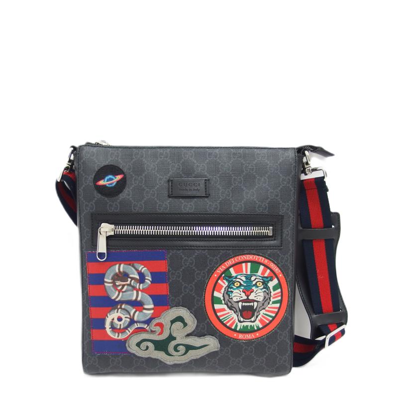 GUCCI グッチ/クーリエGGスプリームメッセンジャーショルダー/ワッペン/474137//467***/ABランク/04
