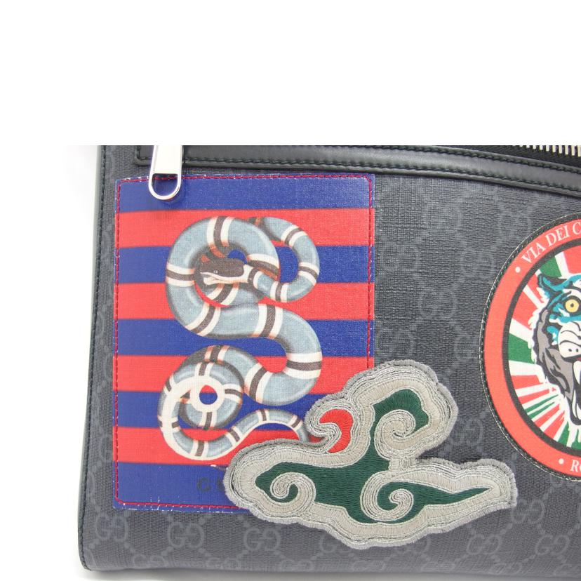 GUCCI グッチ/クーリエGGスプリームメッセンジャーショルダー/ワッペン/474137//467***/ABランク/04