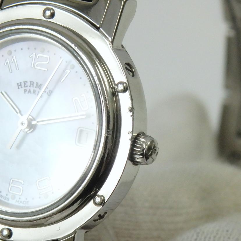HERMES エルメス/クリッパー/シェル文字盤/クオーツ/CL4.220//212****/ABランク/25