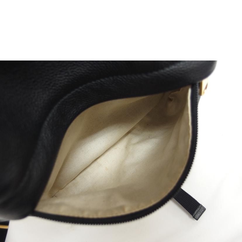 GUCCI グッチ/ロゴプリントバックパック/レザー/ブラック/547834//493***/ABランク/04