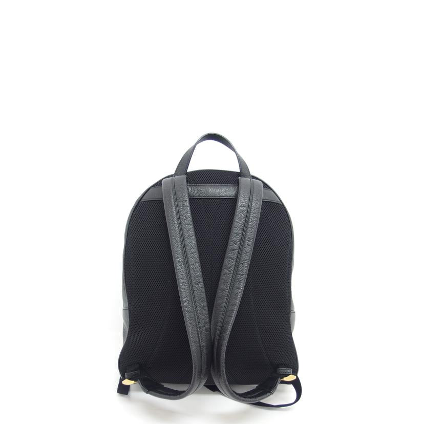 GUCCI グッチ/ロゴプリントバックパック/レザー/ブラック/547834//493***/ABランク/04