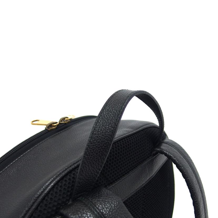 GUCCI グッチ/ロゴプリントバックパック/レザー/ブラック/547834//493***/ABランク/04