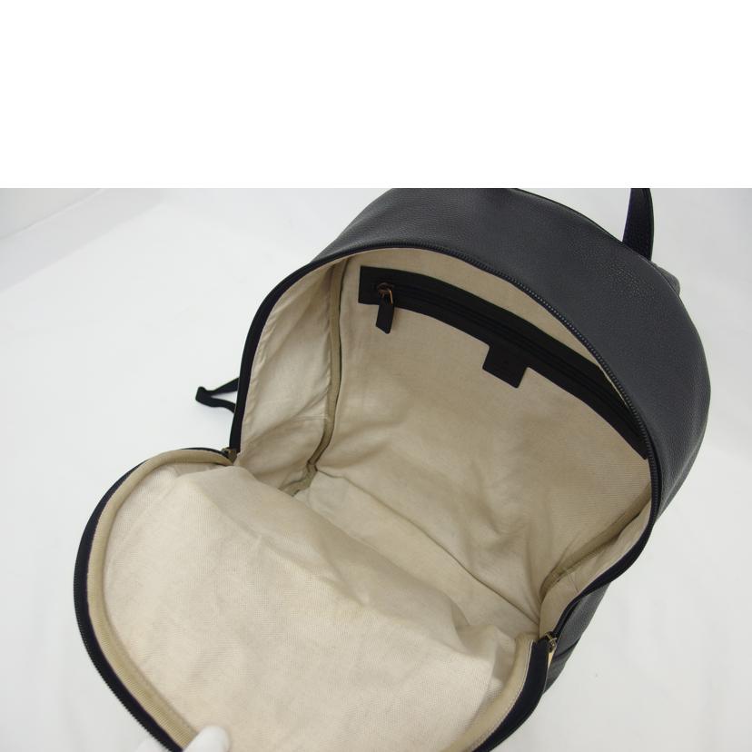 GUCCI グッチ/ロゴプリントバックパック/レザー/ブラック/547834//493***/ABランク/04