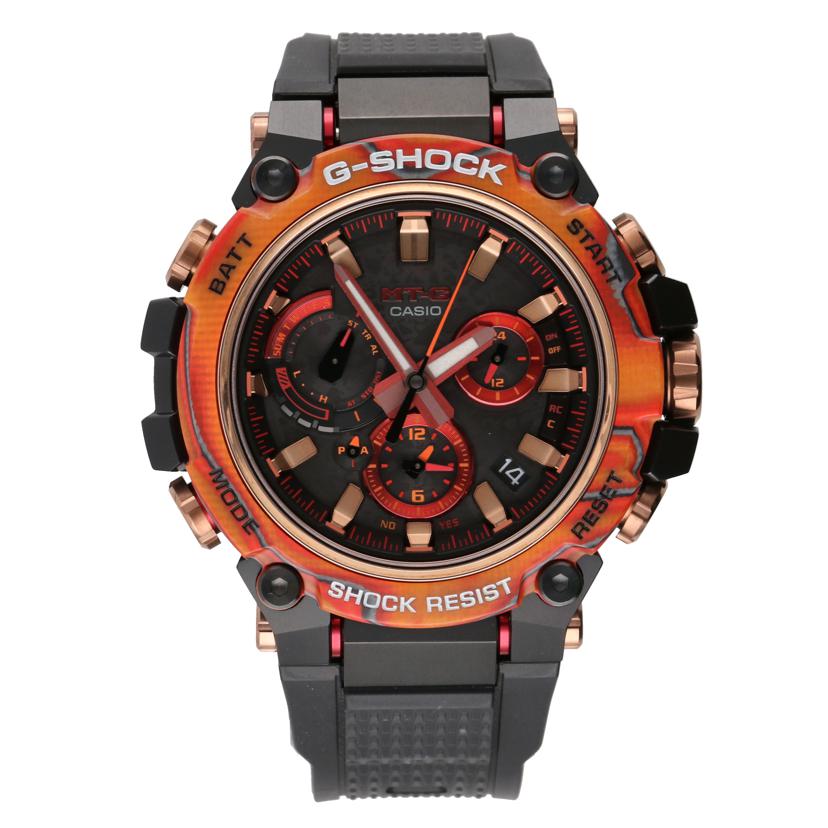 CASIO カシオ/G-SHOCK40周年モデルフレアレッド/ソーラー/モバイルリンク/MTG-B3000FR//Aランク/75