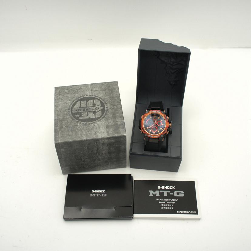 CASIO カシオ/G-SHOCK40周年モデルフレアレッド/ソーラー/モバイルリンク/MTG-B3000FR//Aランク/75