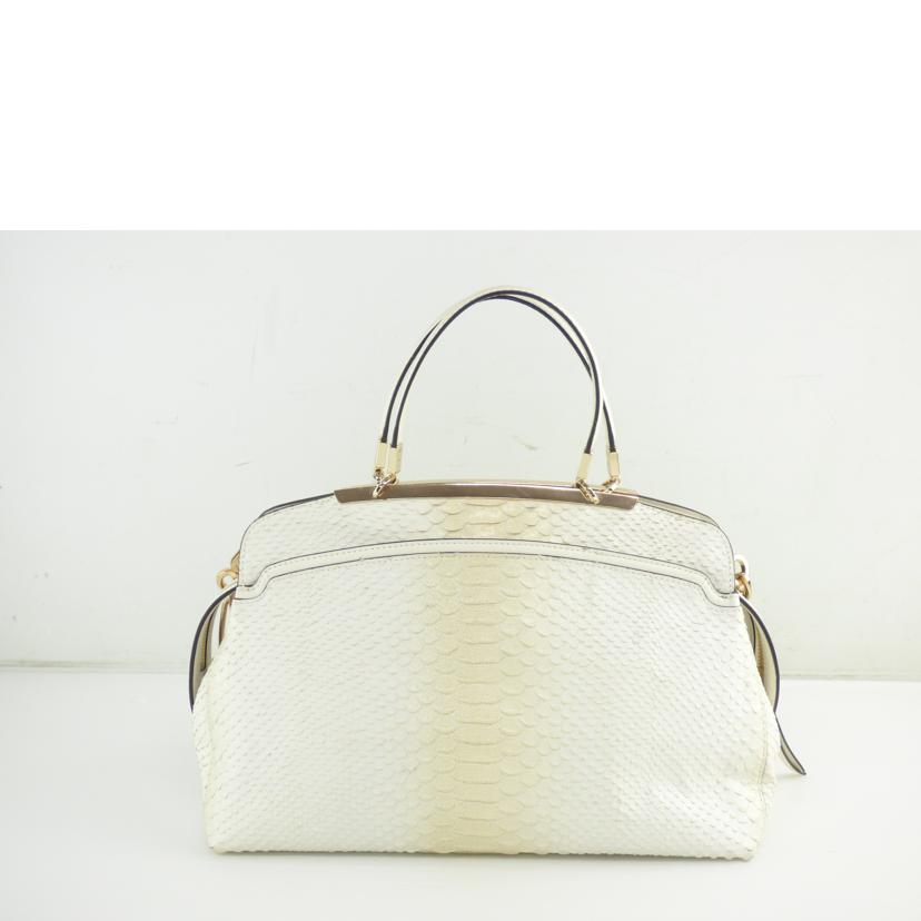 COACH コーチ/マディソンピナクルエンボスドパイソンデグレイドレザーアンディ2way/30235//M13**/Bランク/64