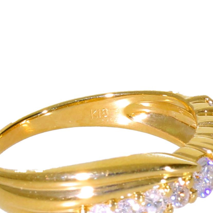K18ダイヤリング0.52ct//Aランク/67