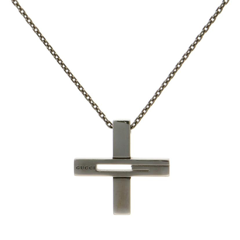 GUCCI グッチ/カットアウトG クロスネックレス/2500.807421964//Aランク/09