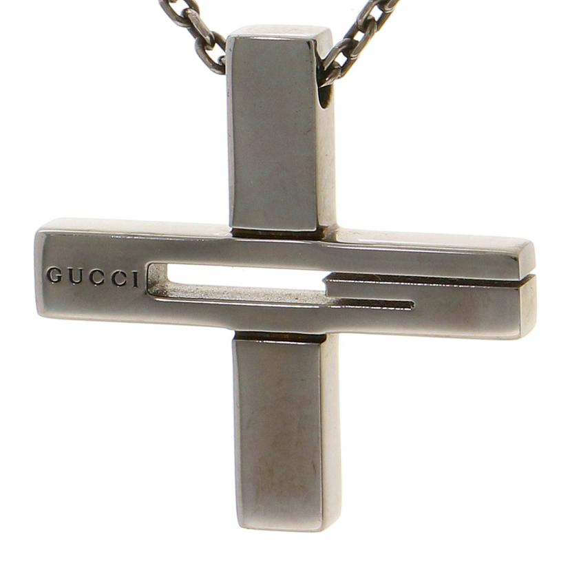 GUCCI グッチ/カットアウトG クロスネックレス/2500.807421964//Aランク/09