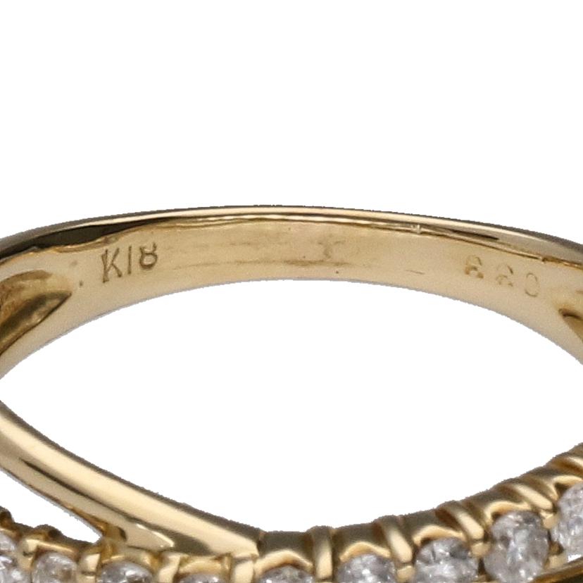 K18ダイヤリング0.33ct//Aランク/65