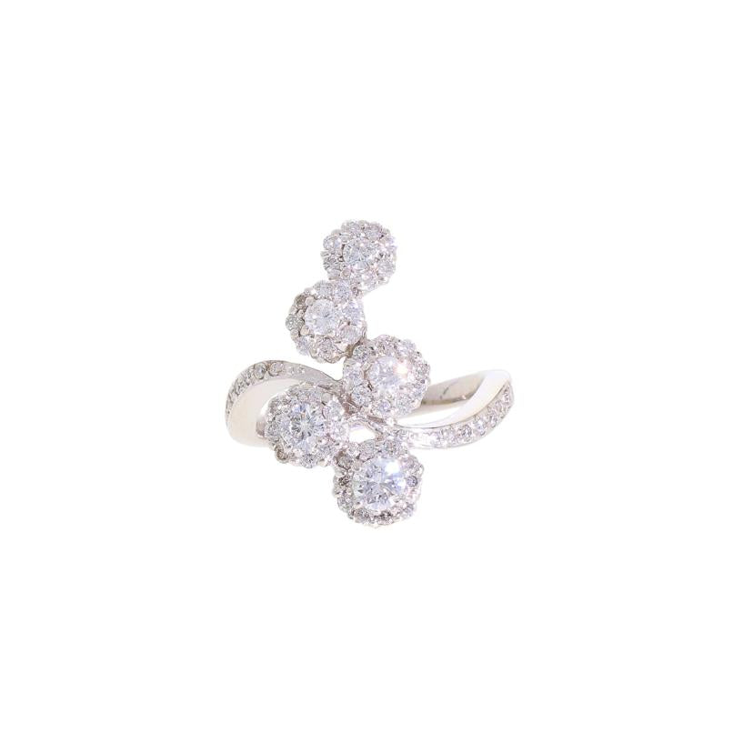 K18WGダイヤリング1.00ct//Aランク/67