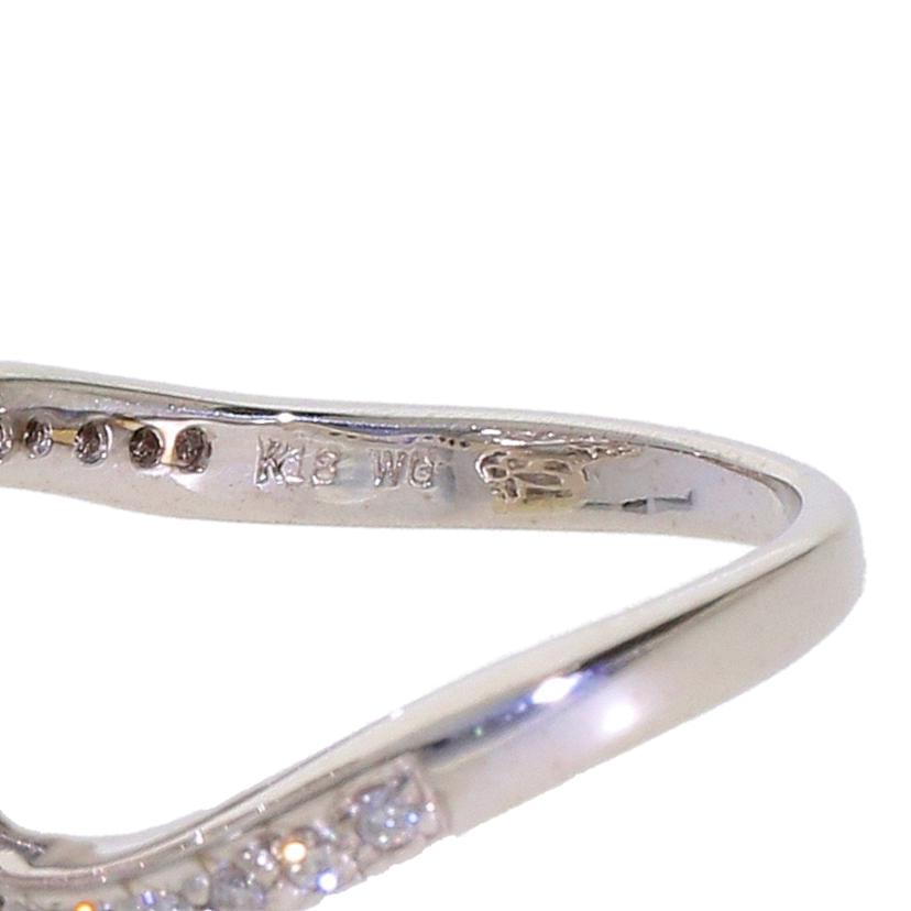 K18WGダイヤリング1.00ct//Aランク/67