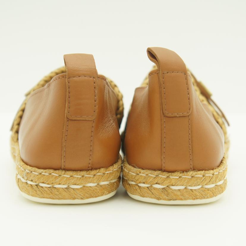 TOD'S トッズ/ラフィア&レザー エスパドリー/フラットシューズ//ABランク/05