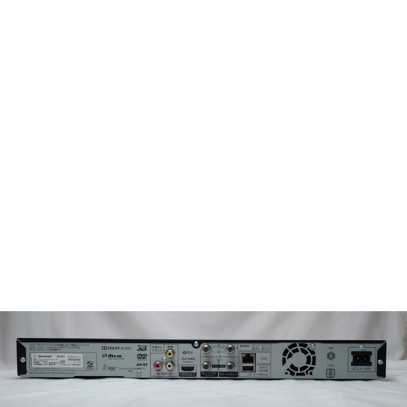 SHARP シャープ/BDレコーダー AQUOS/BD-NW510//9194116A/Bランク/52