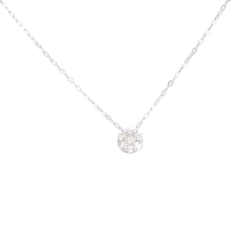 K18WGダイヤネックレス0.20ct//Aランク/78