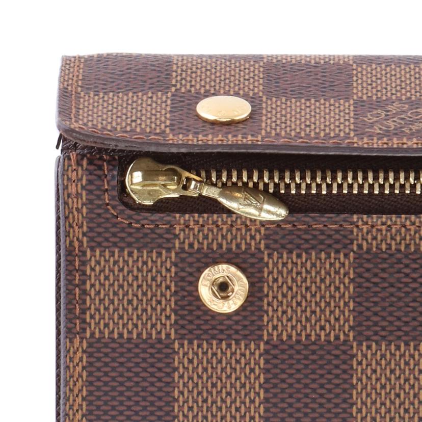 LOUIS VUITTON ルイヴィトン/ポルト・フォイユ・アコルディオン エベヌ/ダミエ/N60002//TH2***/ABランク/91