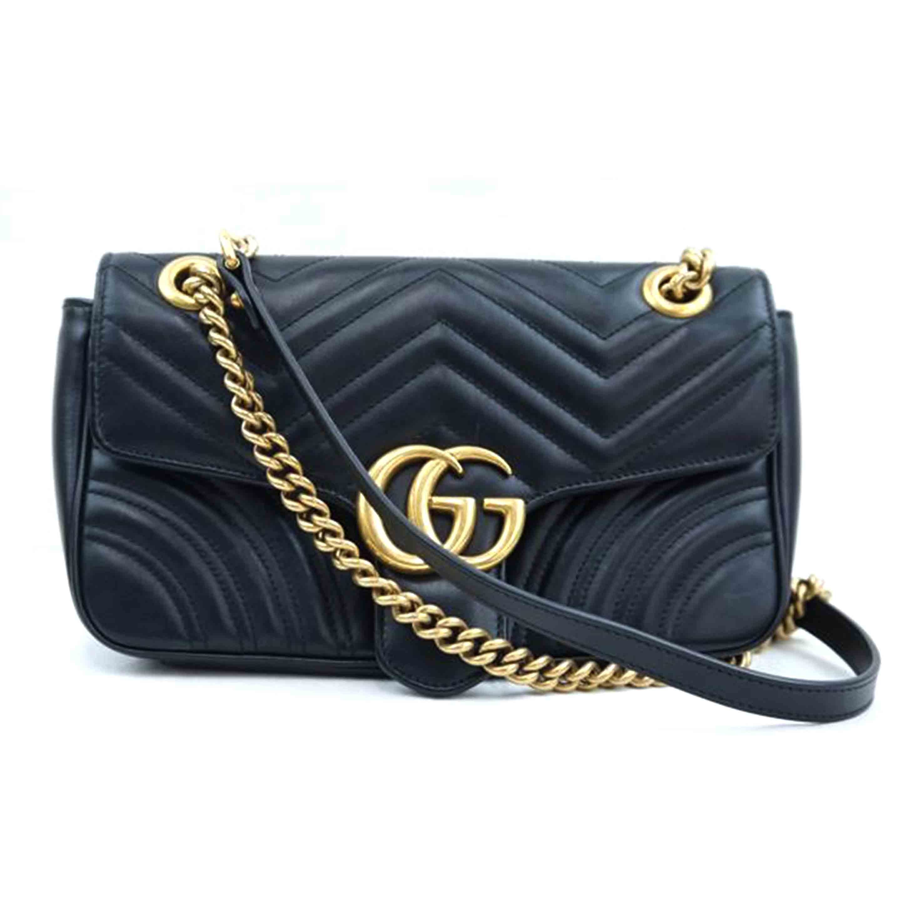 GUCCI グッチ/GGマーモント ショルダーバッグ /443497//498***/Aランク/67