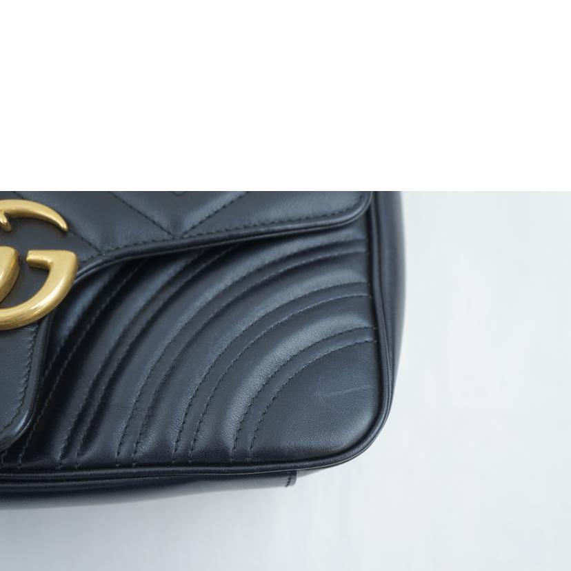 GUCCI グッチ/GGマーモント ショルダーバッグ /443497//498***/Aランク/67
