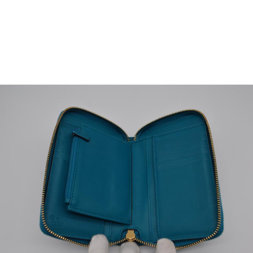 GUCCI グッチ/マイクログッチシマコンパクトラウンドファスナー財布/449423//114*/Aランク/89
