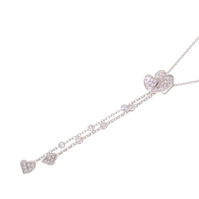 K18WGダイヤネックレス0.69ct//Aランク/69