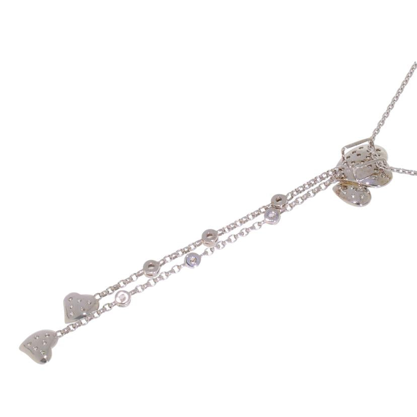K18WGダイヤネックレス0.69ct//Aランク/69