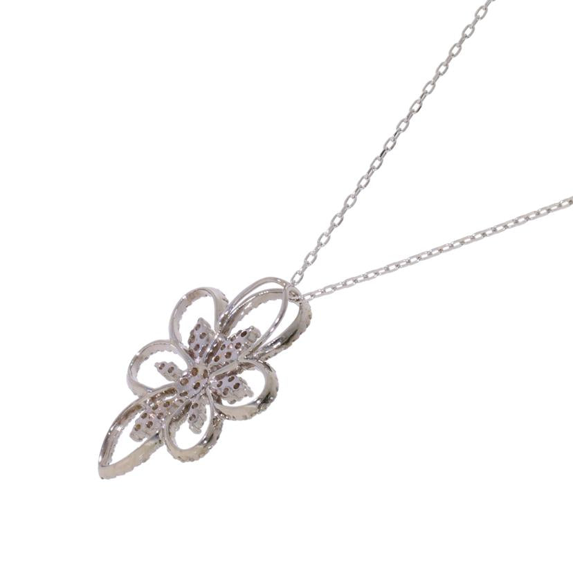 K18WGダイヤネックレス1.00ct//Aランク/67