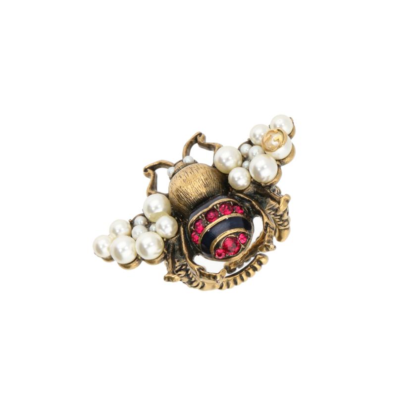GUCCI グッチ/Bee インターロッキングリング//M(14)/Aランク/91