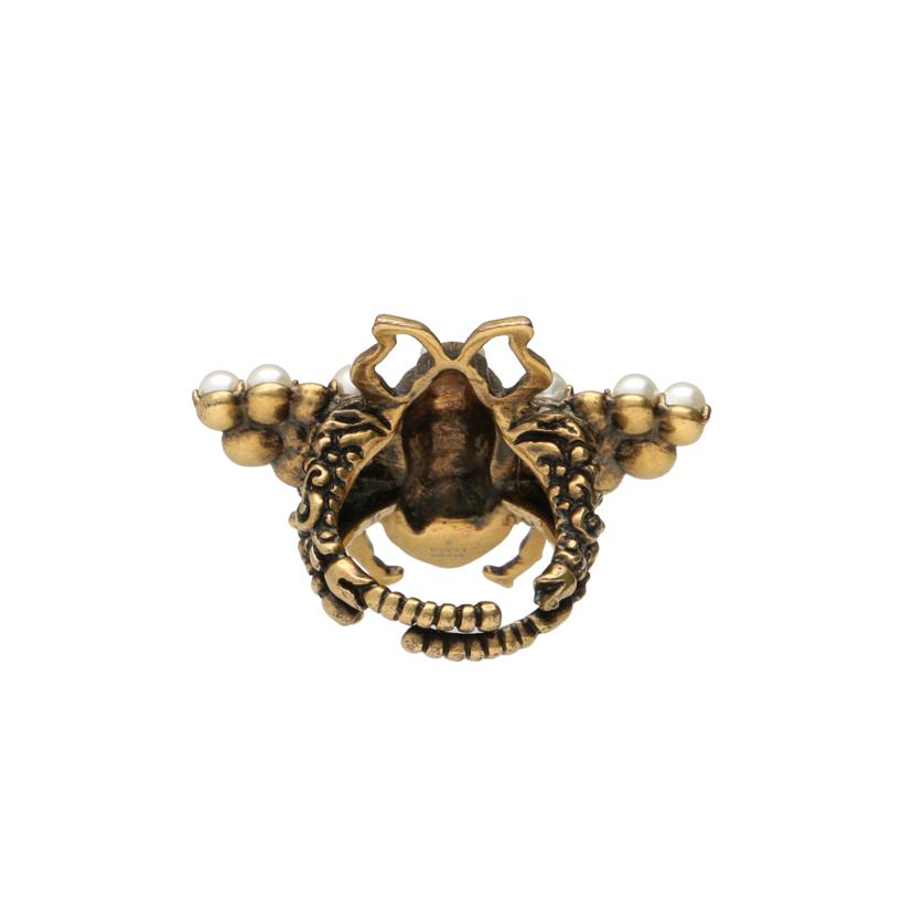 GUCCI グッチ/Bee インターロッキングリング//M(14)/Aランク/91