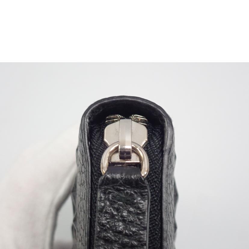 JMMY CHOO ジミーチュウ/スタッズレザーラウンドファスナー//Aランク/62