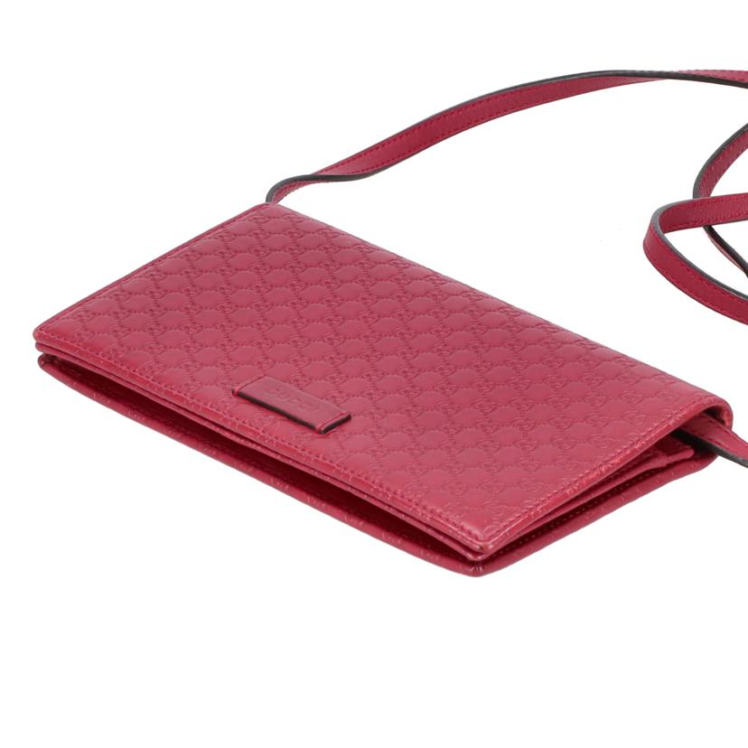 GUCCI グッチ/グッチシマレザーショルダーウォレット/レッド/466507//041*/ABランク/91