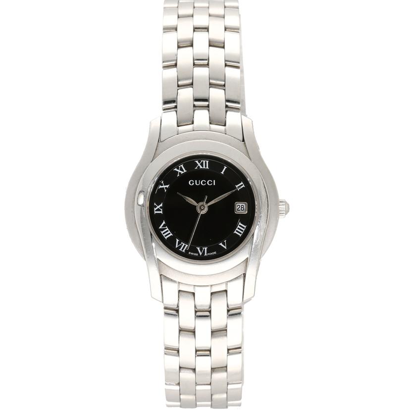 GUCCI グッチ/GUCCI/Gクラス黒文字盤/レディースクオーツ/5500L//ABランク/75