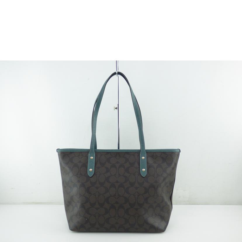 COACH コーチ/シグネチャーPVCレザートート/F32191//F18**/Bランク/64