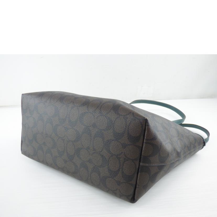 COACH コーチ/シグネチャーPVCレザートート/F32191//F18**/Bランク/64
