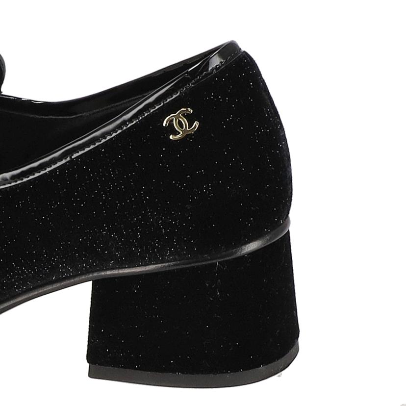 CHANEL シャネル/フェイクパールベロアパンプス/C34913//サイズ:37C/Aランク/91