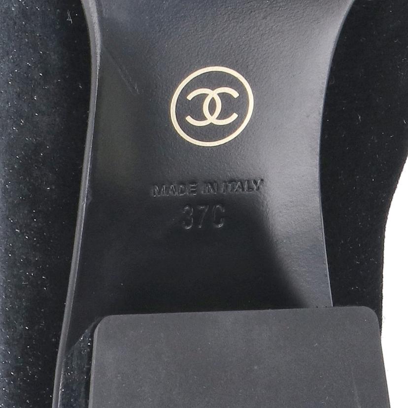 CHANEL シャネル/フェイクパールベロアパンプス/C34913//サイズ:37C/Aランク/91