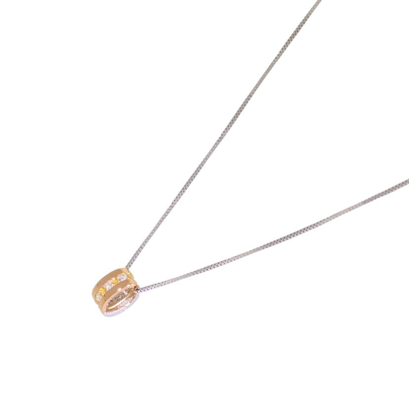 K18PT900ダイヤネックレス0.07ct//Aランク/88