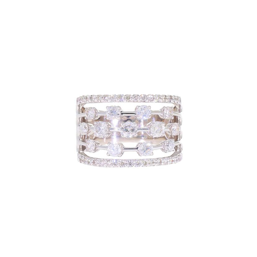 K18WGダイヤリング1.30ct//Aランク/59