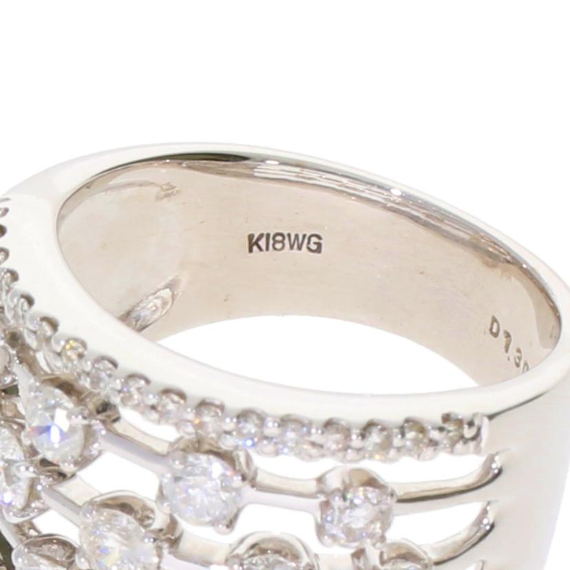 K18WGダイヤリング1.30ct//Aランク/59