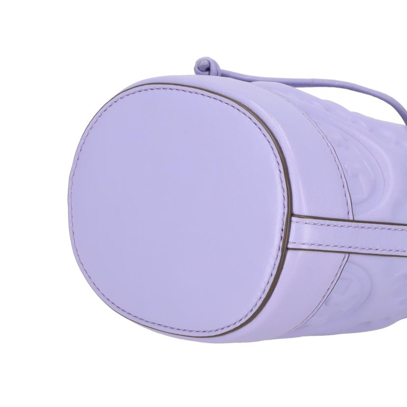 TORY BURCH トリーバーチ/Tモノグラムパテントエンボスミニバケット//ABランク/93